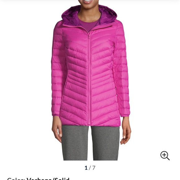 NWT Lands’ End Wanderweight Ultralight Packable Hooded Down Jacket - Picture 4 of 6